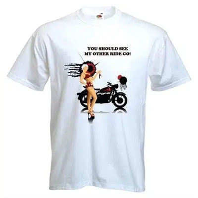 My Other Ride Mens T-Shirt XXL / White