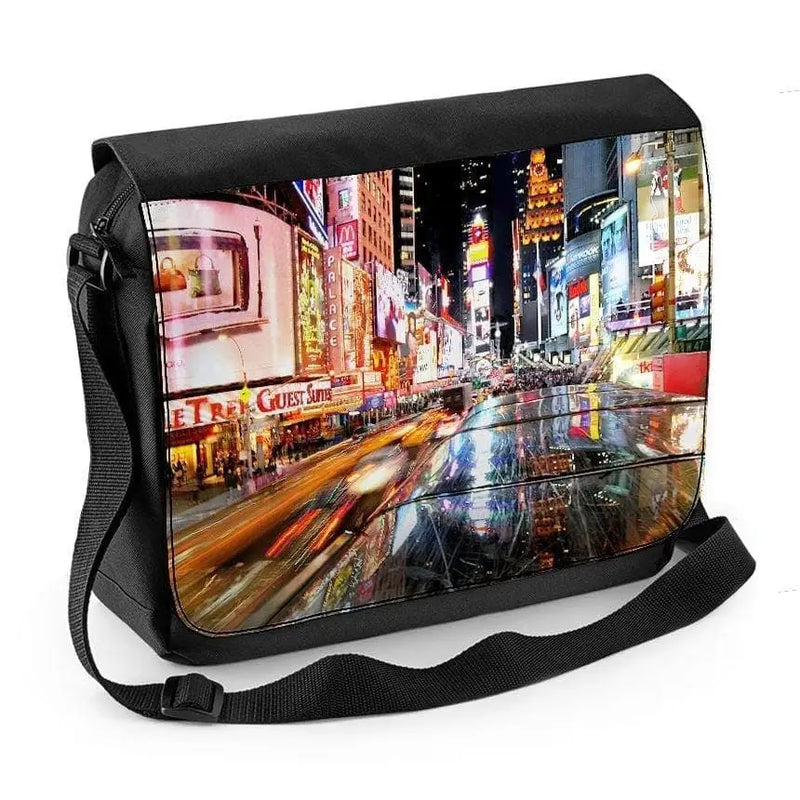 New York Times Square Laptop Messenger Bag