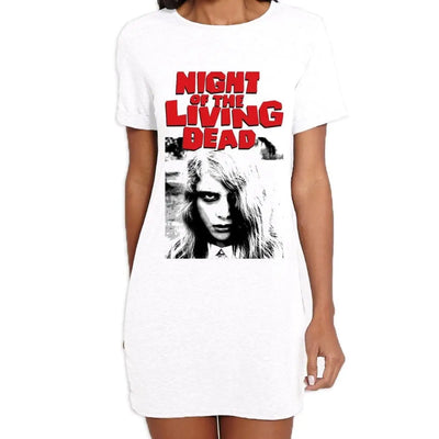 Night Of The Living Dead Zombie Women's T-Shirt Dress L