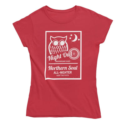 Night Owl Underground Dance Northern Soul Women’s T-Shirt -