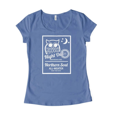 Night Owl Underground Dance Northern Soul Women's T-Shirt S / Royal