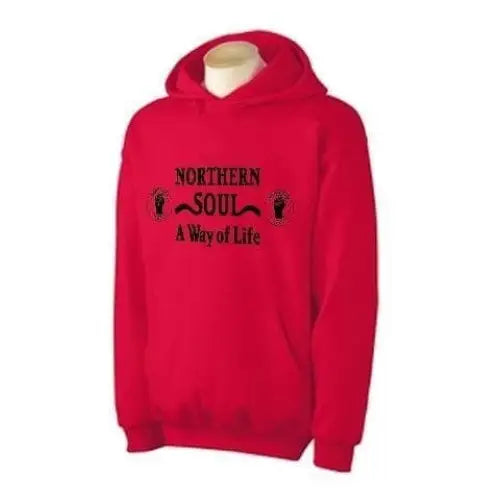 Northern Soul A Way Of Life Hoodie M / Red