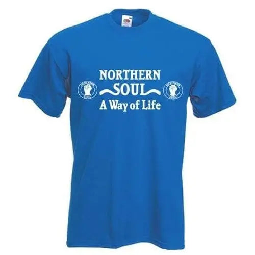 Northern Soul A Way Of Life T-Shirt 3XL / Royal Blue
