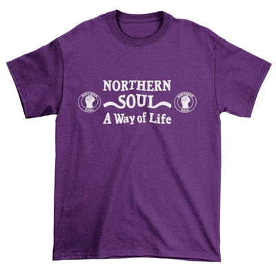 Northern Soul A Way Of Life T-Shirt XXL / Purple