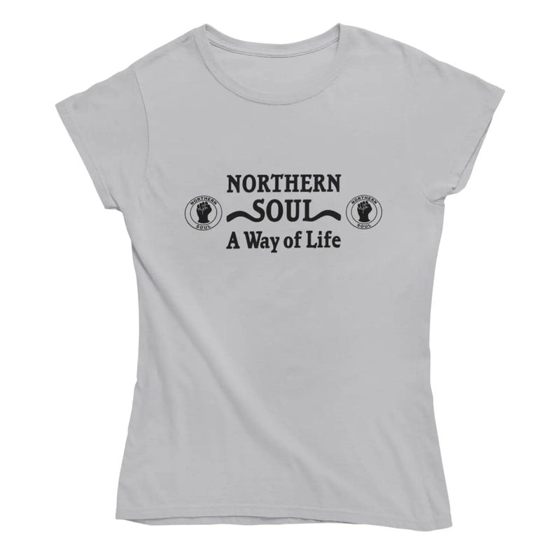 Northern Soul A Way Of Life Women’s T-Shirt - L / Light Grey