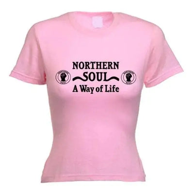 Northern Soul A Way Of Life Women's T-Shirt L / Light Pink