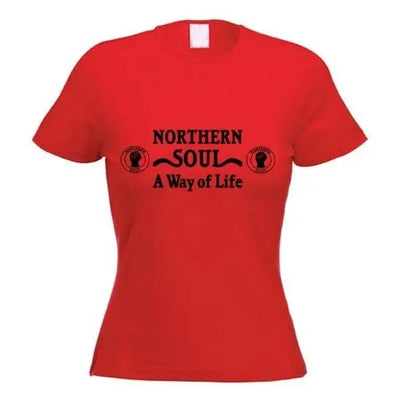 Northern Soul A Way Of Life Women's T-Shirt L / Red