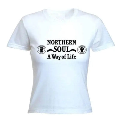 Northern Soul A Way Of Life Women's T-Shirt L / White