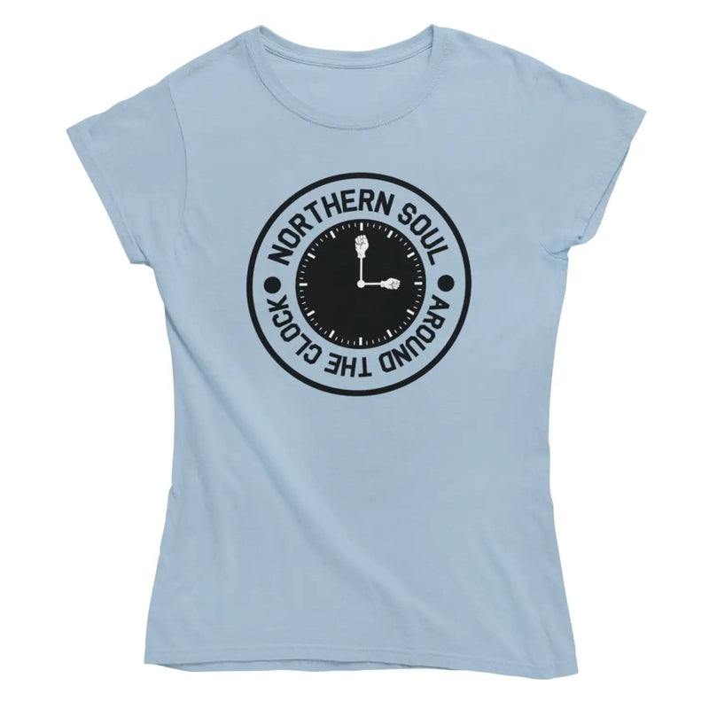 Northern Soul Around the Clock Women’s T-Shirt - S / Light