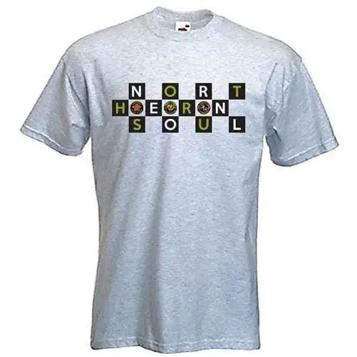 Northern Soul Badges Logo T-Shirt S / Light Grey