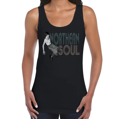 Northern Soul Dancer Logo Women's Vest Tank Top L