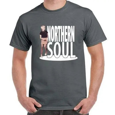 Northern Soul Girl Men's T-shirt XL / Charcoal