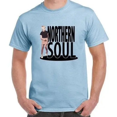 Northern Soul Girl Men's T-shirt XL / Light Blue