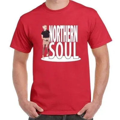 Northern Soul Girl Men's T-shirt XL / Red