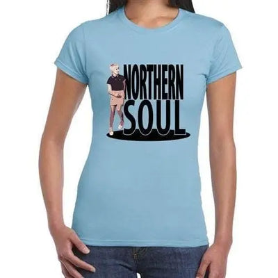 Northern Soul Girl Women's T-shirt XL / Light Blue
