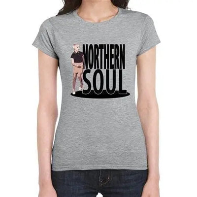 Northern Soul Girl Women's T-shirt XL / Light Grey