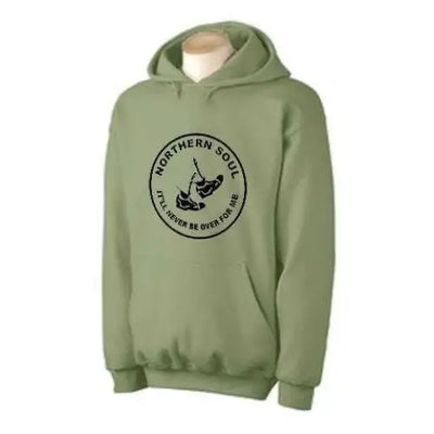 Northern Soul It'll Never Be Over For Me Hoodie S / Khaki
