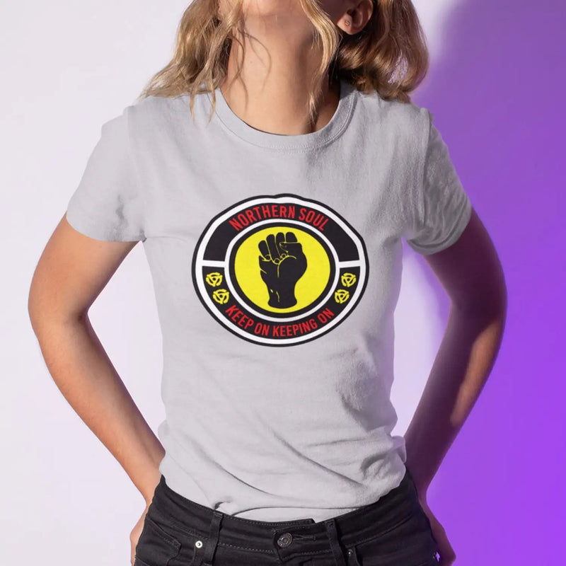 Northern Soul Keep On Keeping On Women’s T-Shirt - Womens