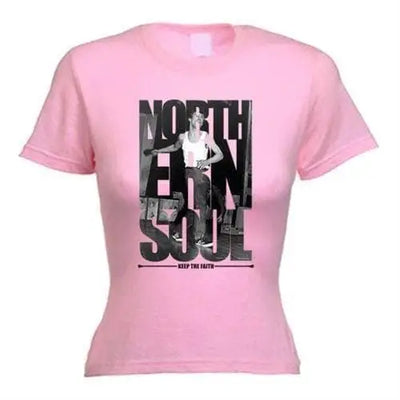 Northern Soul Keep The Faith Photos Women's T-Shirt XL / Light Pink
