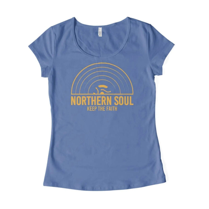Northern Soul Keep The Faith Record Orange Logo Women&