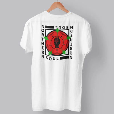 Northern Soul Lancashire Red Rose Logo Men's T-Shirt