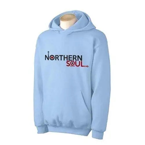 Northern Soul Logo Hoodie L / Light Blue