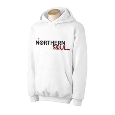 Northern Soul Logo Hoodie L / White
