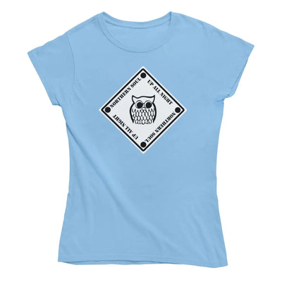 Northern Soul Night Owl Square Logo Women’s T-Shirt - M /