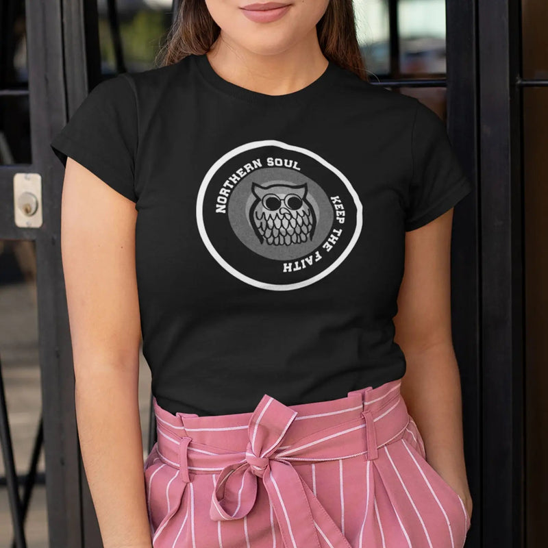 Northern Soul Night Owl Target Women’s T-Shirt - Womens