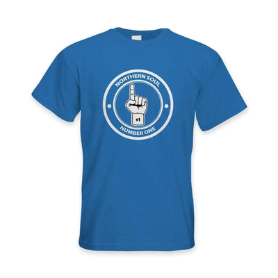 Northern Soul Number One Logo Men's T-Shirt M / Royal Blue