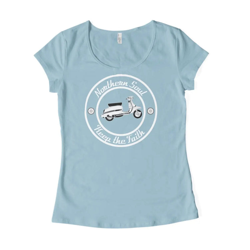 Northern Soul Scooter Black and White Logo Women&