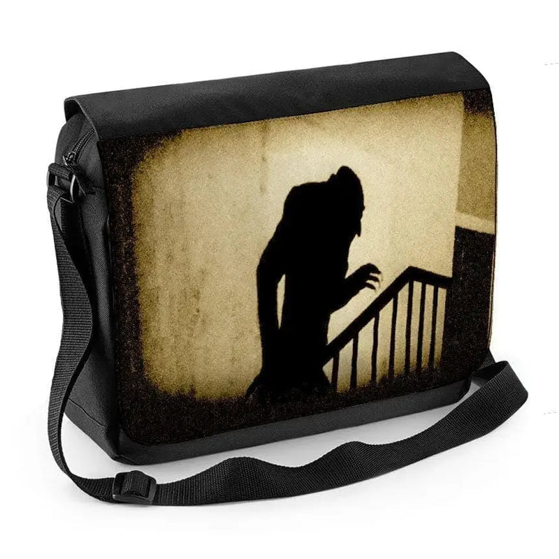 Nosferatu Stairs Laptop Messenger Bag