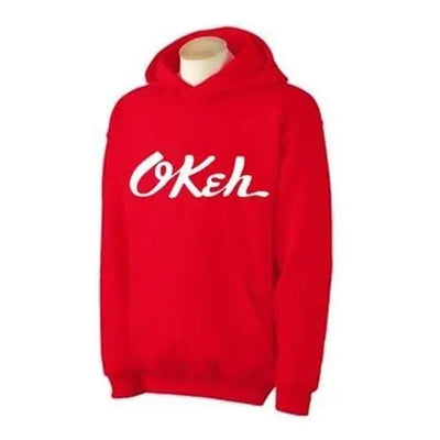 Okeh Records Logo Hoodie XL / Red