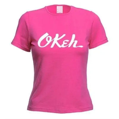 Okeh Records Women's T-Shirt L / Dark Pink
