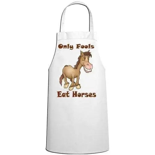 Only Fools Eat Horses Vegetarian Kitchen Apron