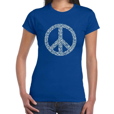 Peace Symbol CND Women's T-Shirt M / Royal Blue