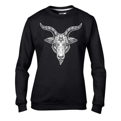 Pentagram Goat of Mendes Women's Sweatshirt Jumper XXL / Black