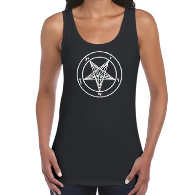 Pentagram Pagan Women's Tank Vest Top XXL / Black