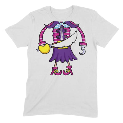Pirate Girl Fancy Dress T-Shirt S