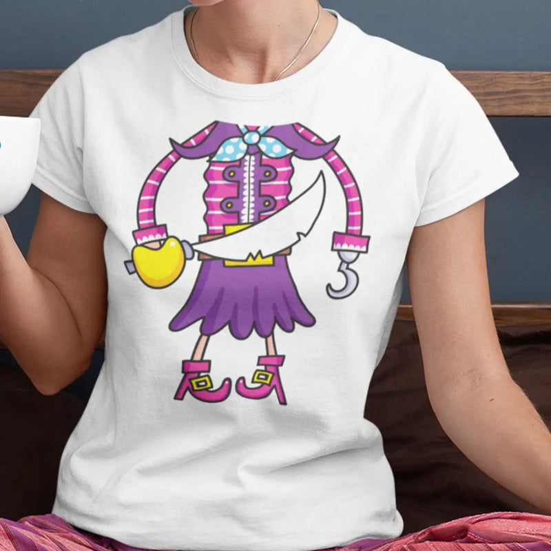 Pirate Girl Women’s Fancy Dress T-Shirt - Womens T-Shirt