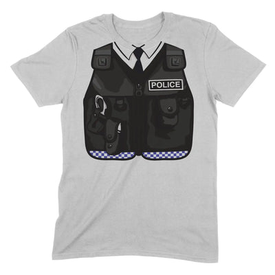 Police Uniform Fancy Dress T-Shirt XL