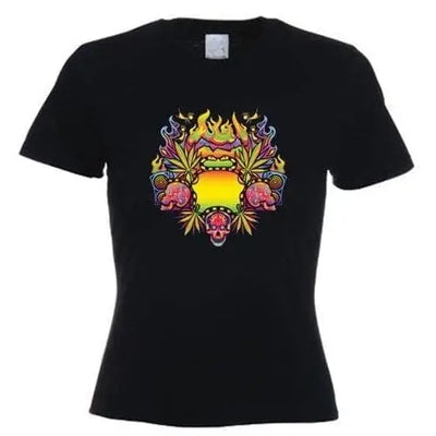 Psychedelic Cannabis Women's T-Shirt