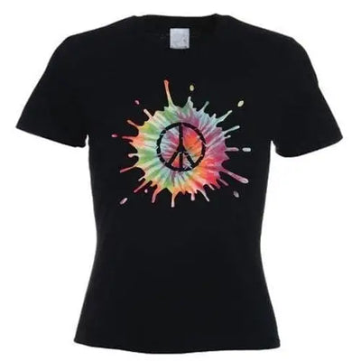 Psychedelic CND Symbol Women's T-Shirt L / Black