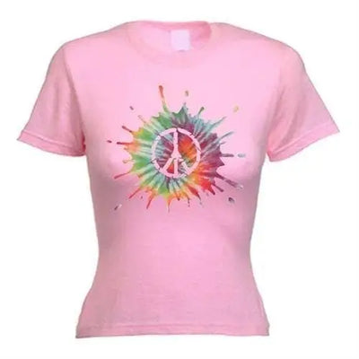 Psychedelic CND Symbol Women's T-Shirt L / Light Pink