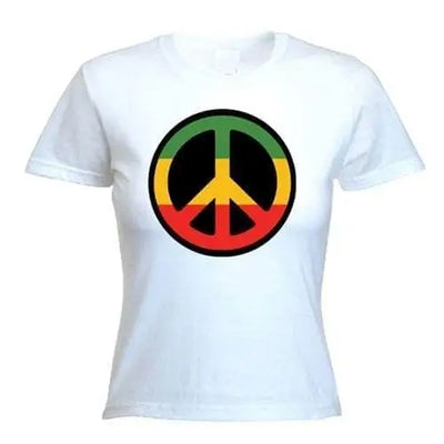 Rasta CND Symbol Women's T-Shirt S / White