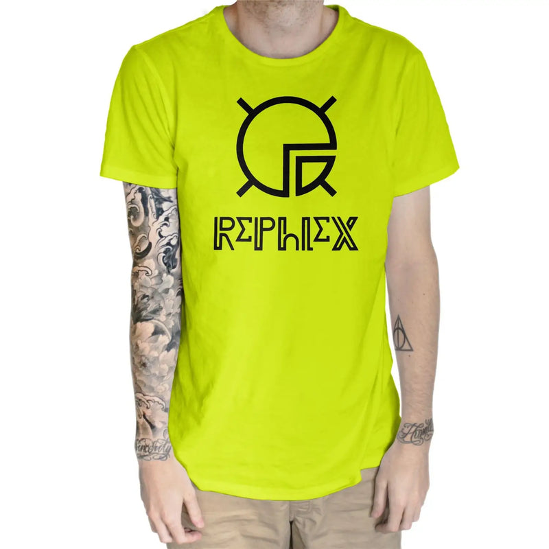 Rephlex Records T Shirt - L / Neon Green - Mens T-Shirt