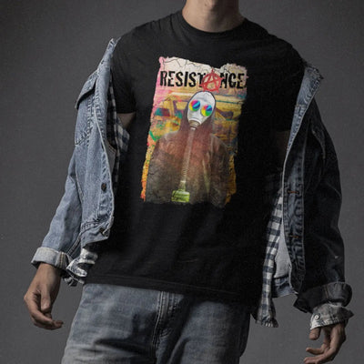 Resistance Anarchy Symbol Political Men's T-Shirt