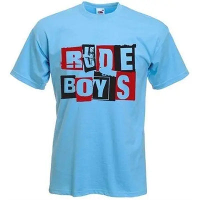 Rude Boys T-Shirt XXL / Light Blue