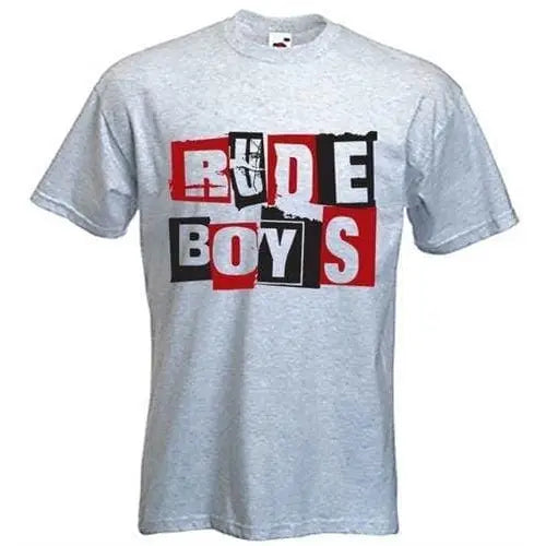 Rude Boys T-Shirt XXL / Light Grey