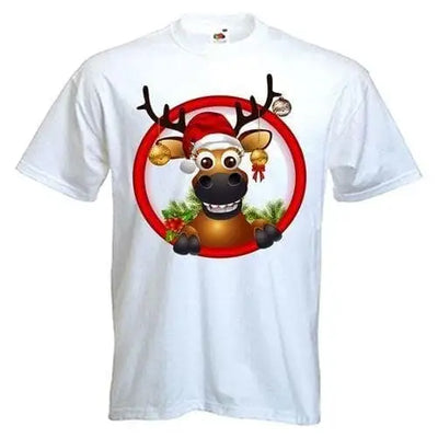 Rudolph The Red Nosed Reindeer Baubles Men's T-Shirt